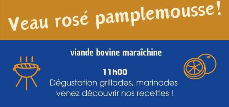 Affiche Veau Rosé Pamplemousse